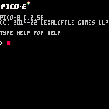 Figura 2: Terminal de PICO-8